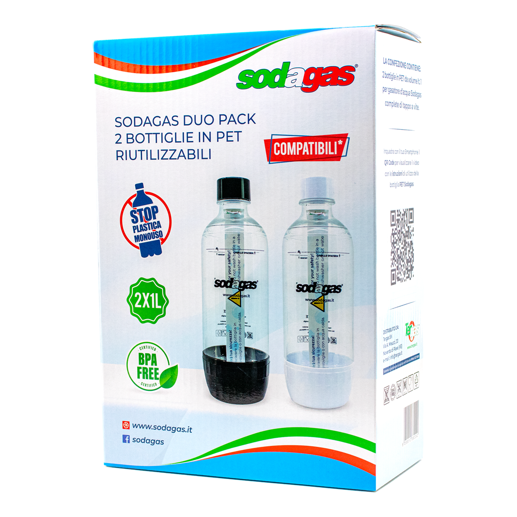 Duo Pack Bottiglie Gasatori Sodagas Dani Coffee Shop