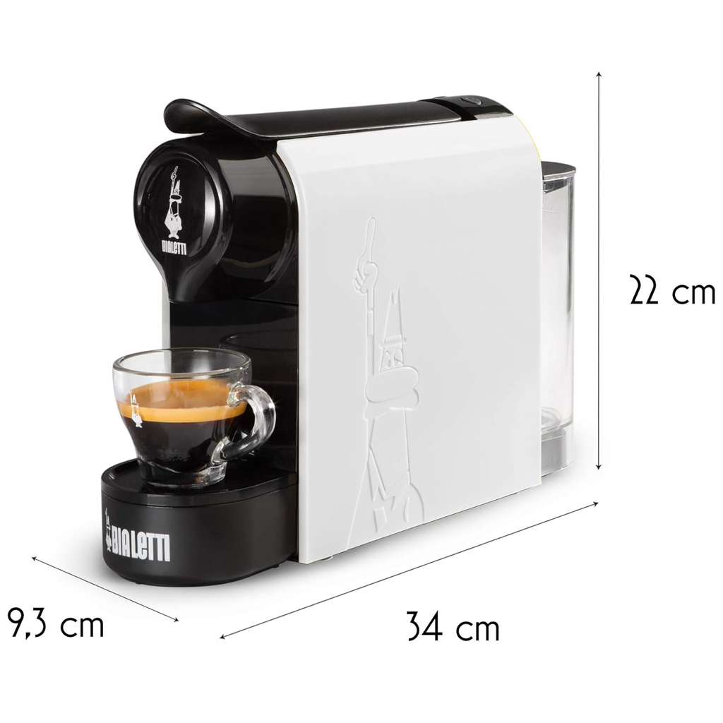 Bialetti Gioia (Bianca) + 64 Capsule Napoli
