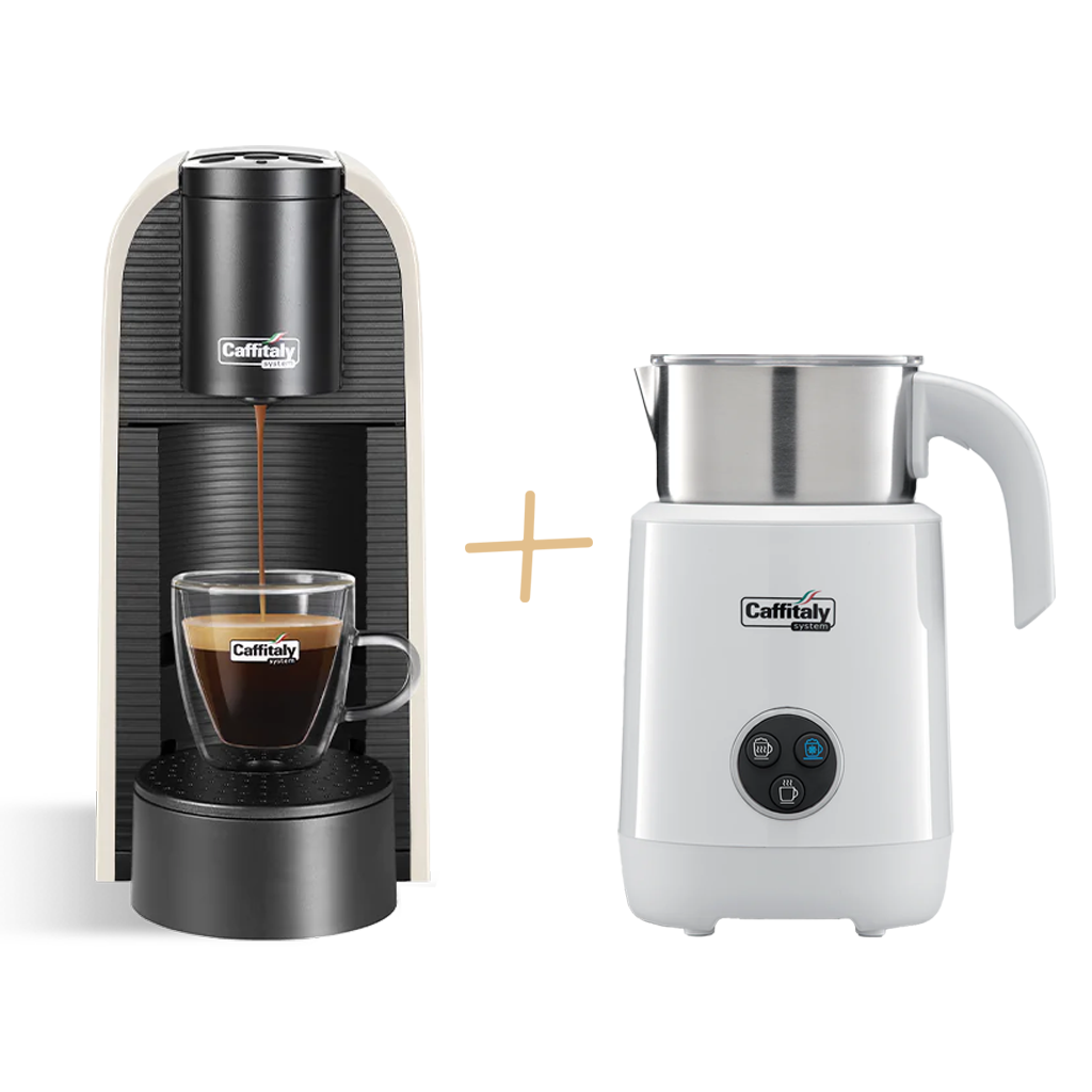 Bundle Volta (Bianca) + Montalatte Latte Art