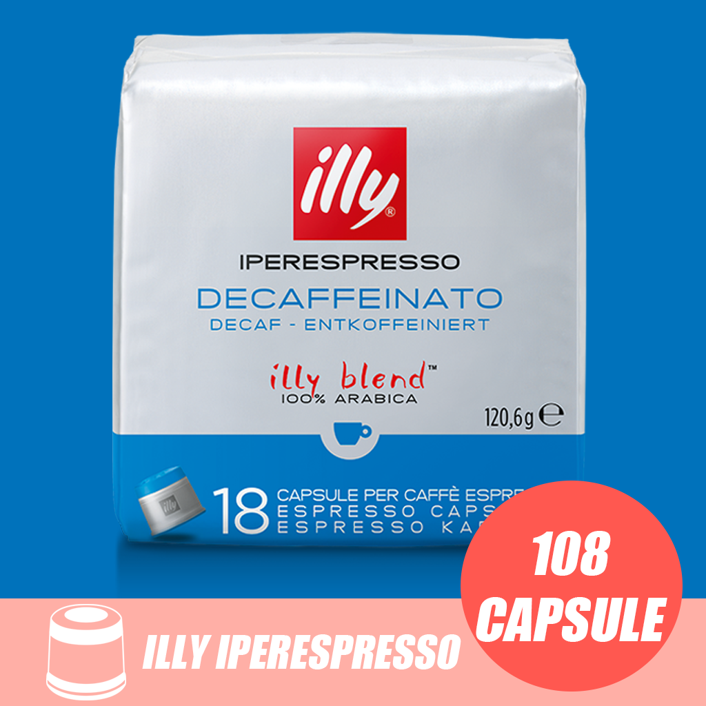 108 Capsule Illy Iperespresso Deca Originali | Dani Coffee Shop