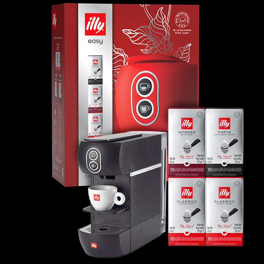 Illy Easy (Nera) + 72 Cialde