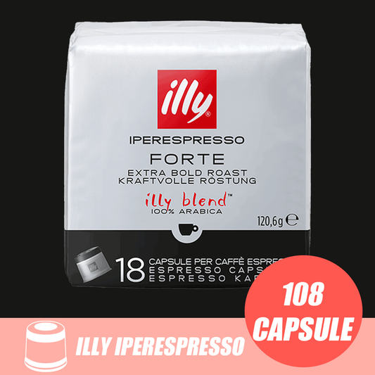 108 Capsule Forte Iperespresso Illy Dani Coffee Shop