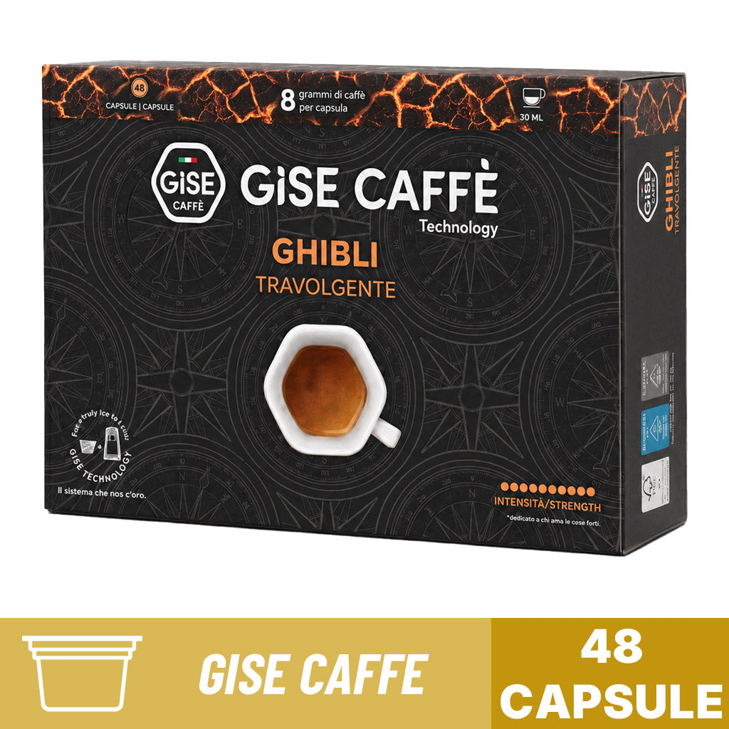 GISE Caffè Technology Ghibli – confezione da 48 capsule di caffè