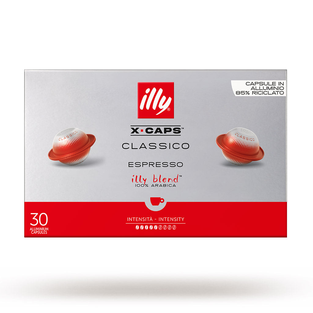 frontale confezione illy classico x-caps 30 capsule alluminio