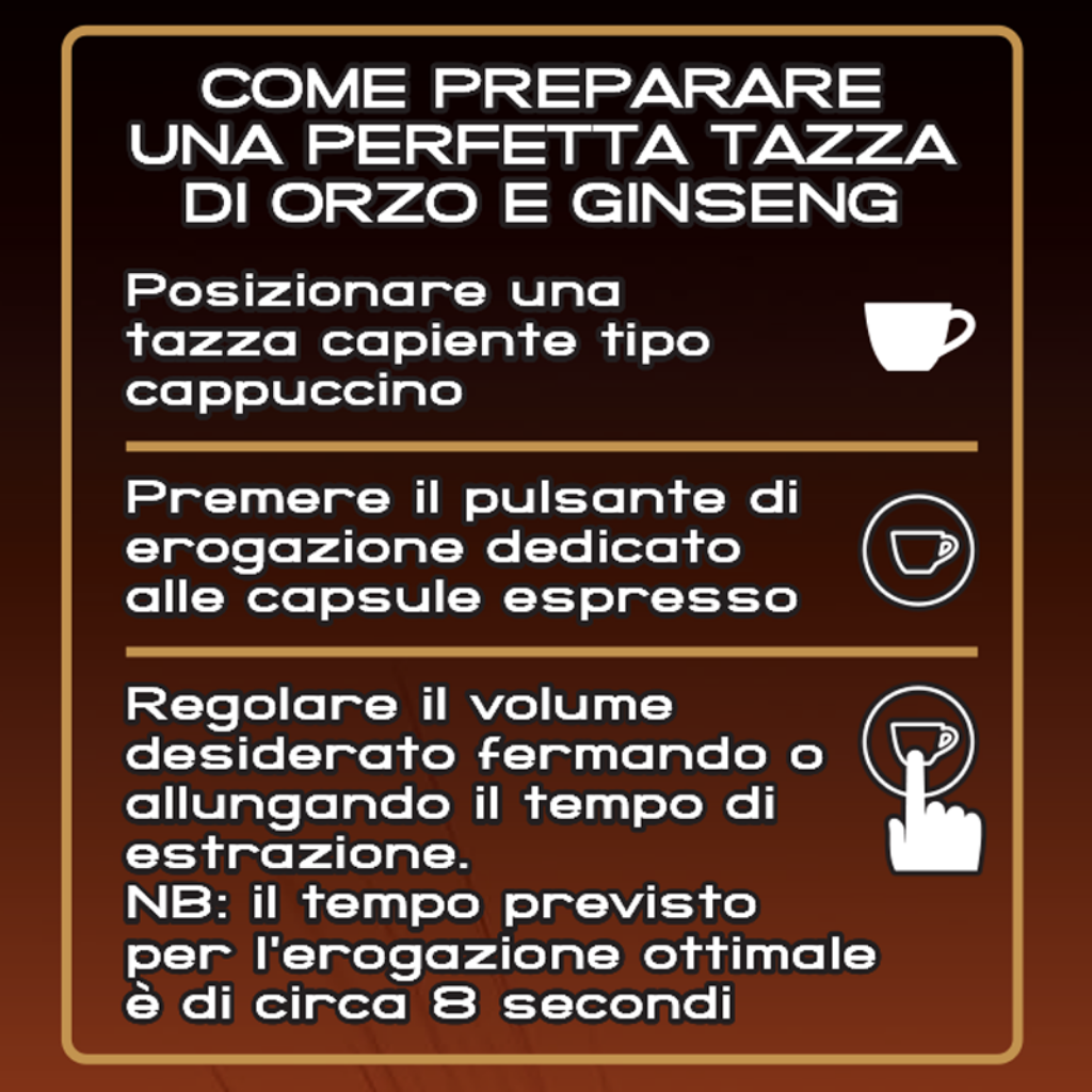 Illy Iperespresso Orzo Ginseng Preparazione