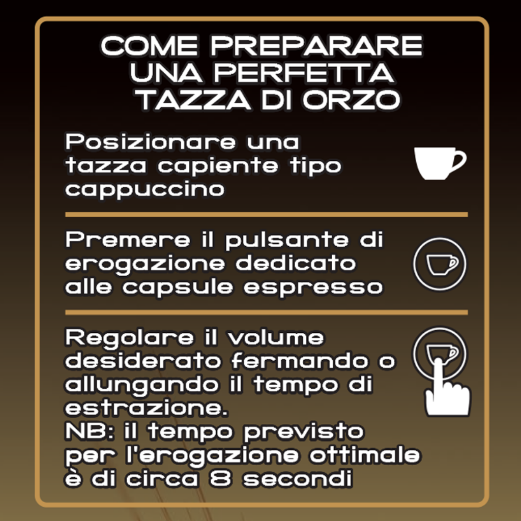 Illy Iperespresso Orzo Preparazione