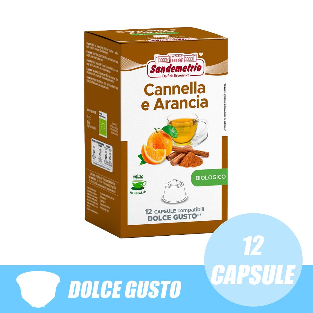 12 Capsule Tisana Cannella e Arancia per Dolce Gusto | Dani Coffee Shop
