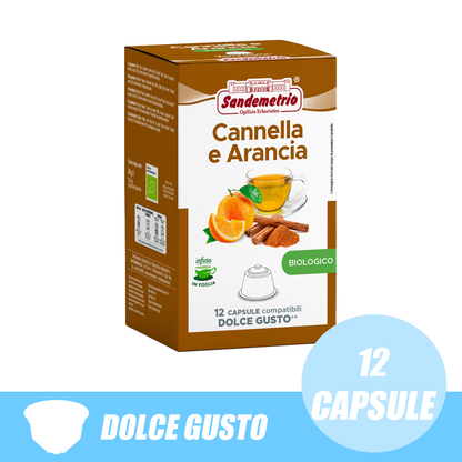 12 Capsule Tisana Cannella e Arancia per Dolce Gusto | Dani Coffee Shop