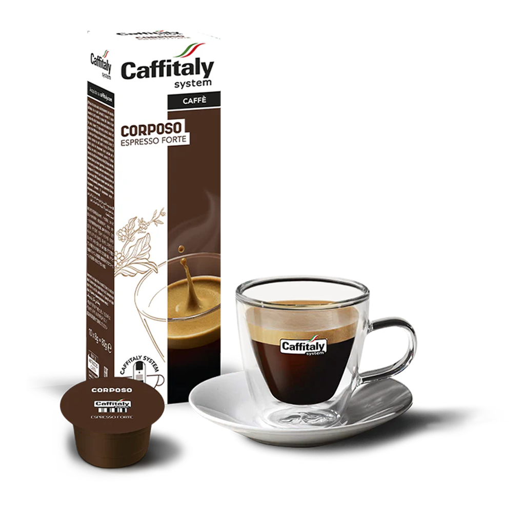 10 Capsule Caffitaly Corposo Originali Dettaglio Tazzina | Dani Coffee Shop