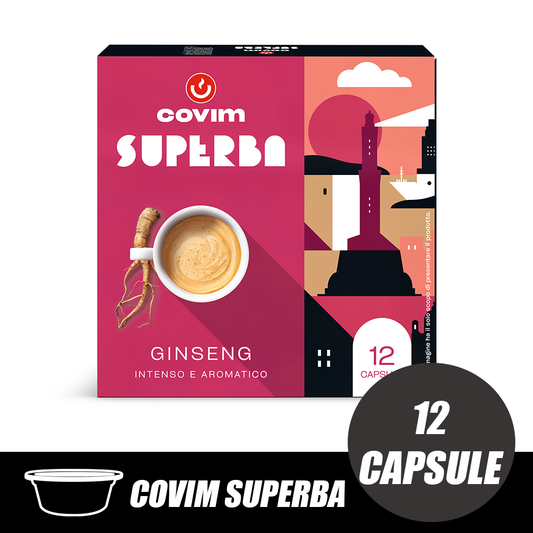 12 Capsule Ginseng Originali per Covim Superba | Dani Coffee Shop