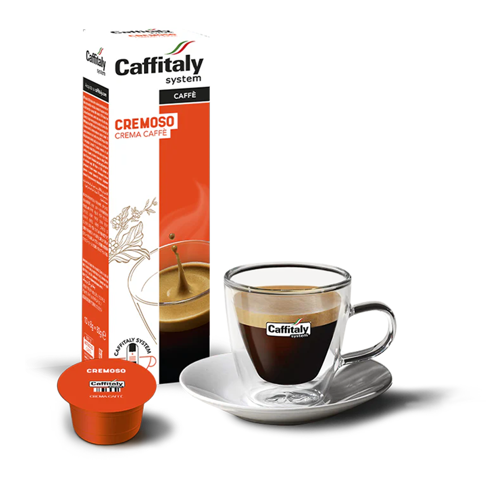 10 Capsule Caffitaly Cremoso Originali Dettaglio Tazzina | Dani Coffee Shop