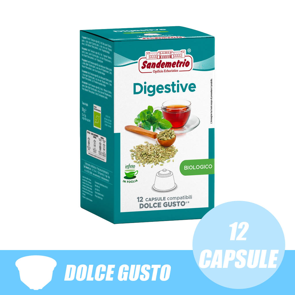 12 Capsule Tisana Digestive San Demetrio per Dolce Gusto | Dani Coffee Shop