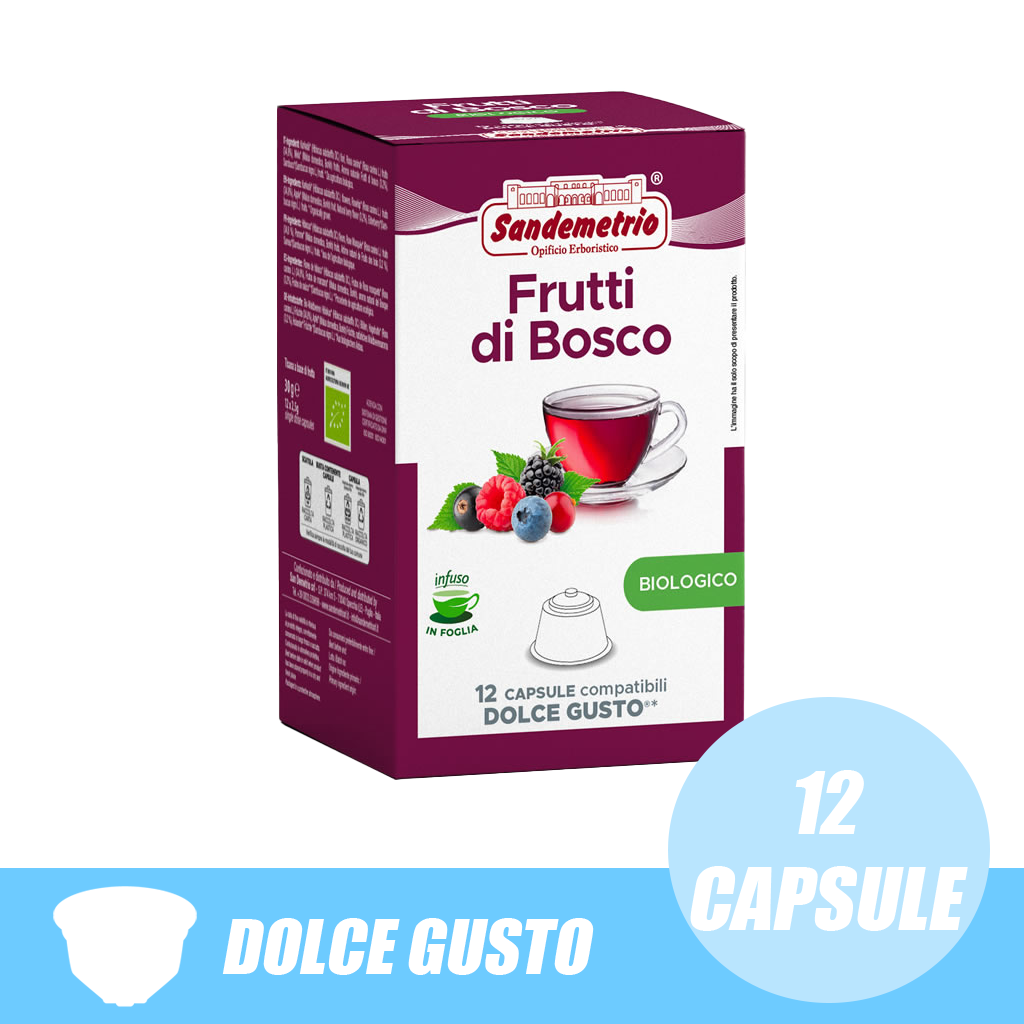 12 Capsule Infuso Frutti di Bosco per Dolce Gusto | Dani Coffee Shop