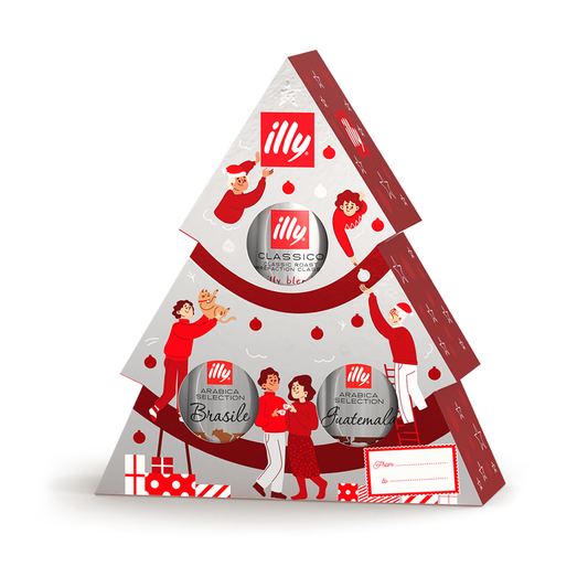 Kit Albero Illy 3 Barattoli Macinato