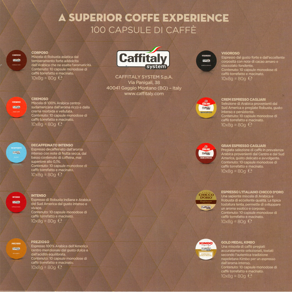 Volta S36 (Nera) - Caffitaly - Macchina da Caffè – Dani Coffee Shop