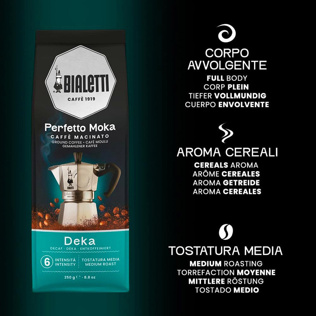 profilo aromatico perfetto moka decaffeinato