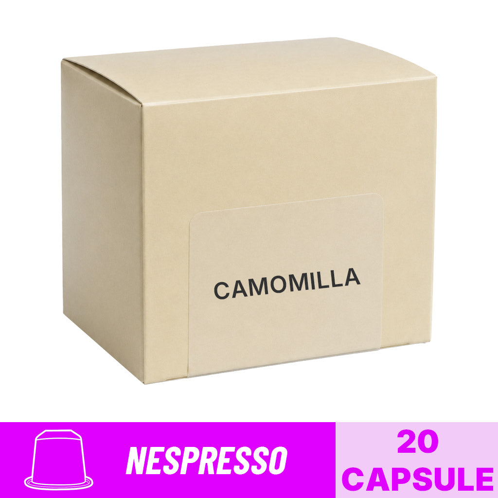 Capsule Camomilla 8 Caffè compatibili Nespresso: confezione da 20 capsule per bevanda