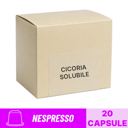 Capsule Cicoria 8 Caffè compatibili Nespresso: confezione da 20 capsule per bevanda