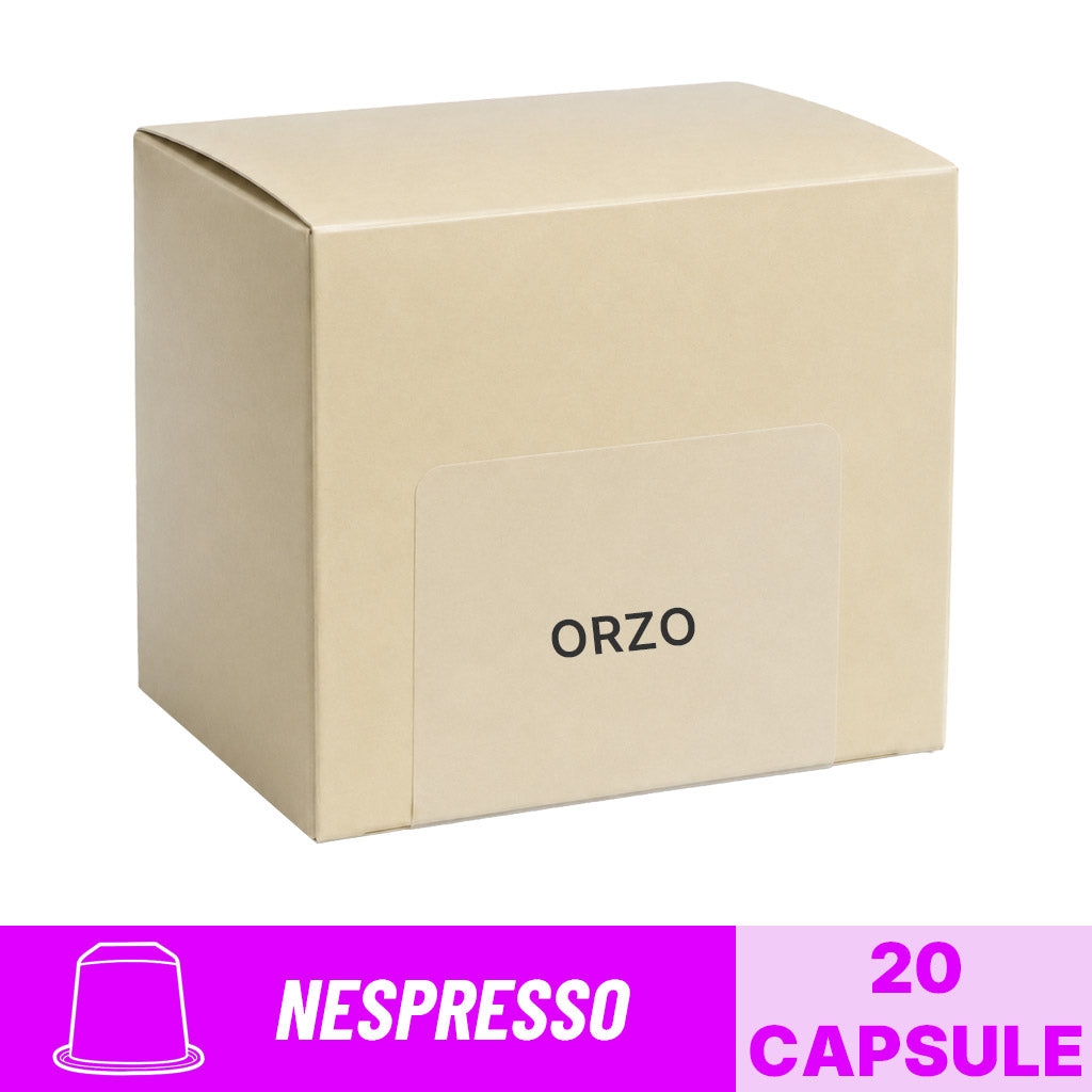 Capsule Orzo 8 Caffè compatibili Nespresso: confezione da 20 capsule per bevanda