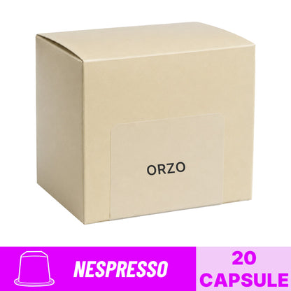 Capsule Orzo 8 Caffè compatibili Nespresso: confezione da 20 capsule per bevanda