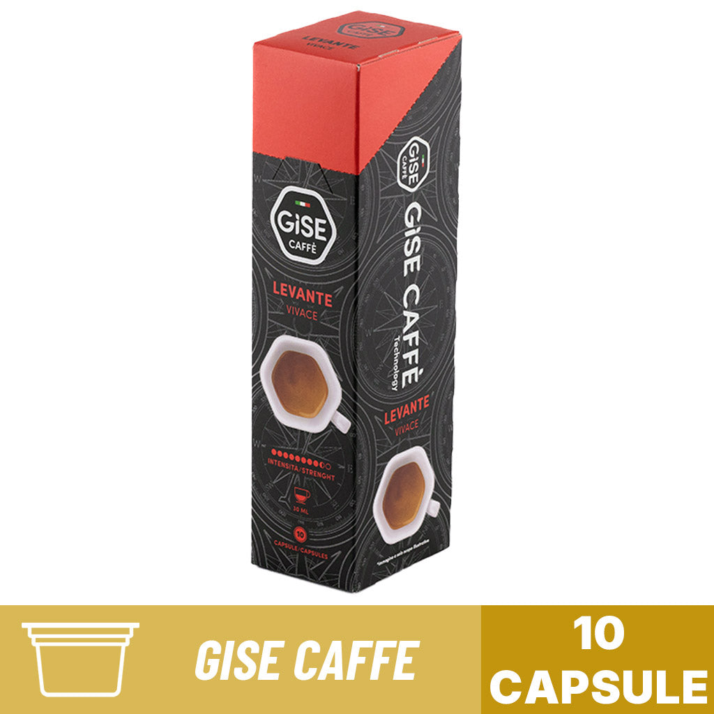 GISE Caffè Technology Levante – confezione da 10 capsule di caffè  
