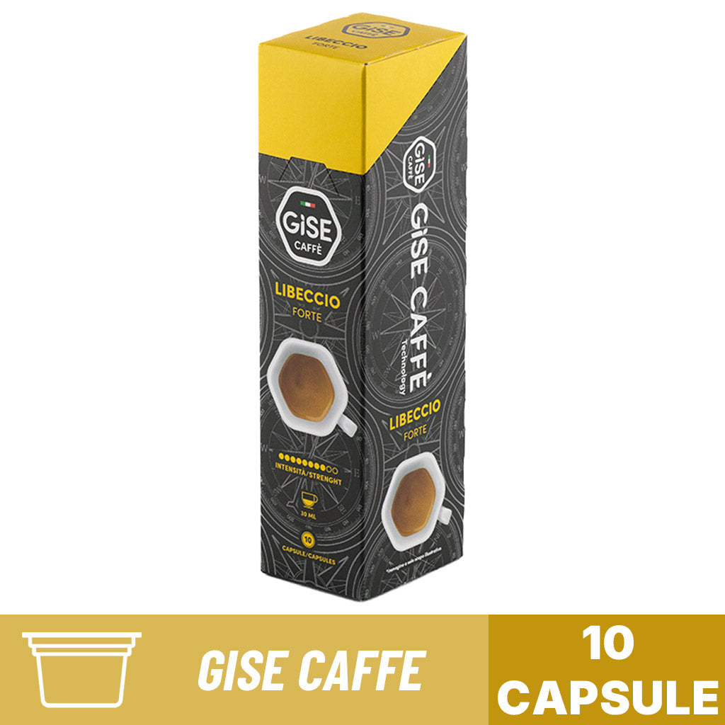 GISE Caffè Technology Libeccio – confezione da 10 capsule di caffè  