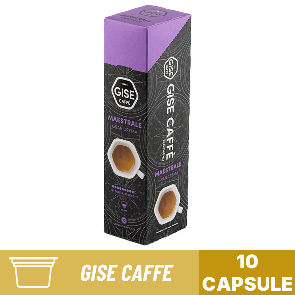 GISE Caffè Technology Maestrale – confezione da 10 capsule di caffè  