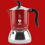 Moka Induction Fiammetta 4 Tazze (Rossa)