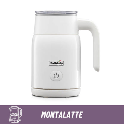 Montalatte elettrico Caffitaly Buongiorno colore bianco: cappuccinatore per schiuma calda e fredda
